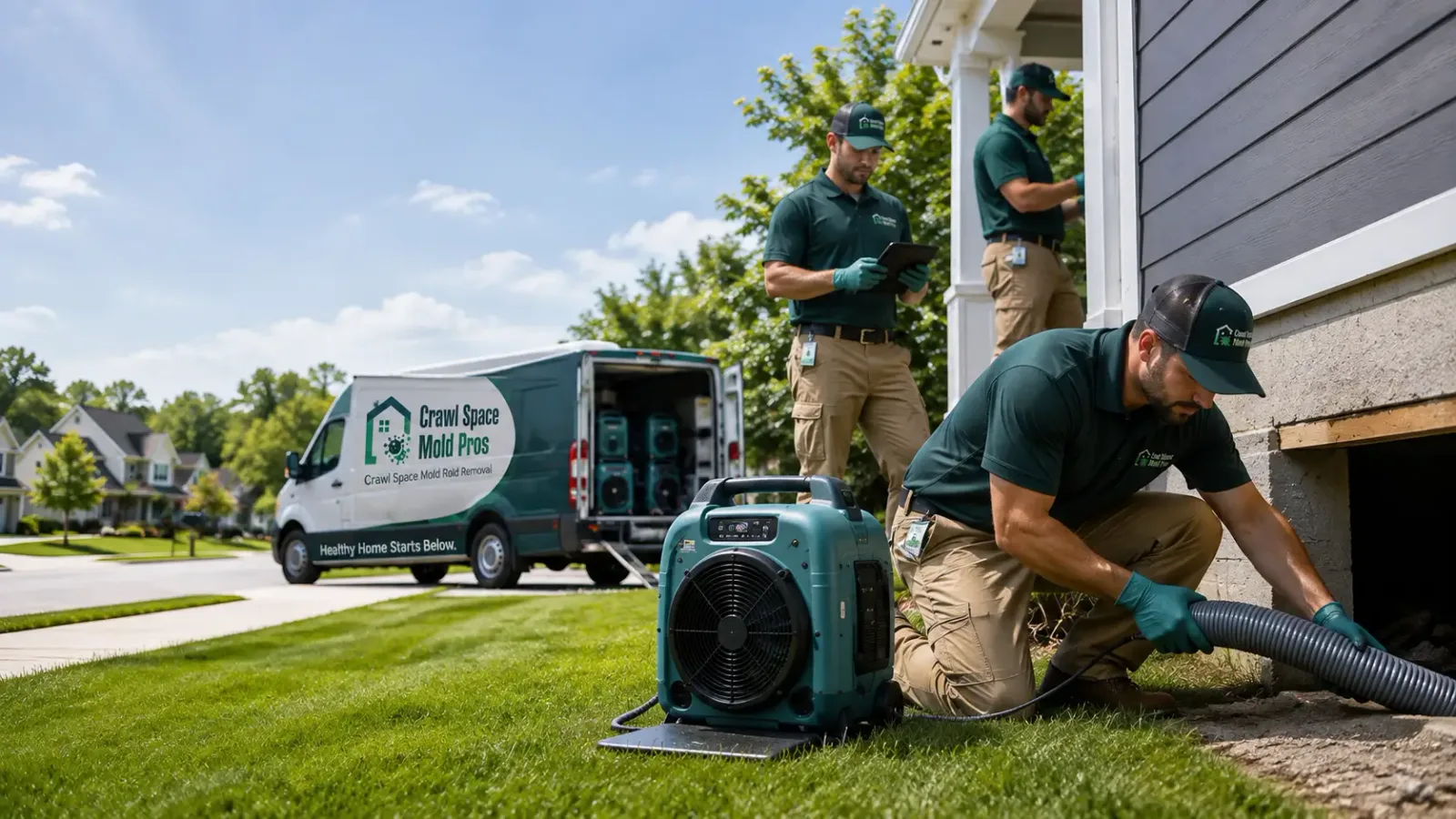 Crawl Space Mold Removal in Meadowlands, MN